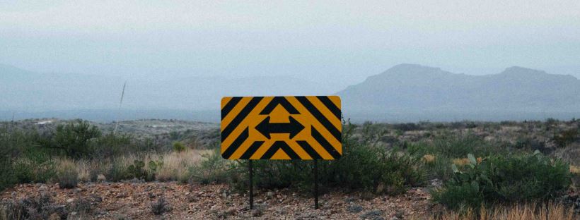 road sign two directions