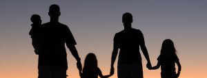 family standing together